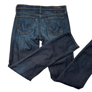 Adriano Goldschmied AG The Stevie Slim Straight dark wash jeans